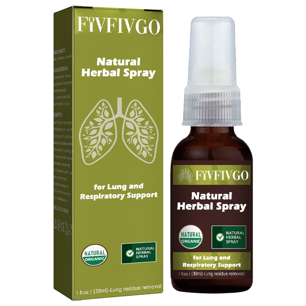 Fivfivgo - Přírodní Sprej S Bylinami Pro Podporu Plic a Dýchacích Cest